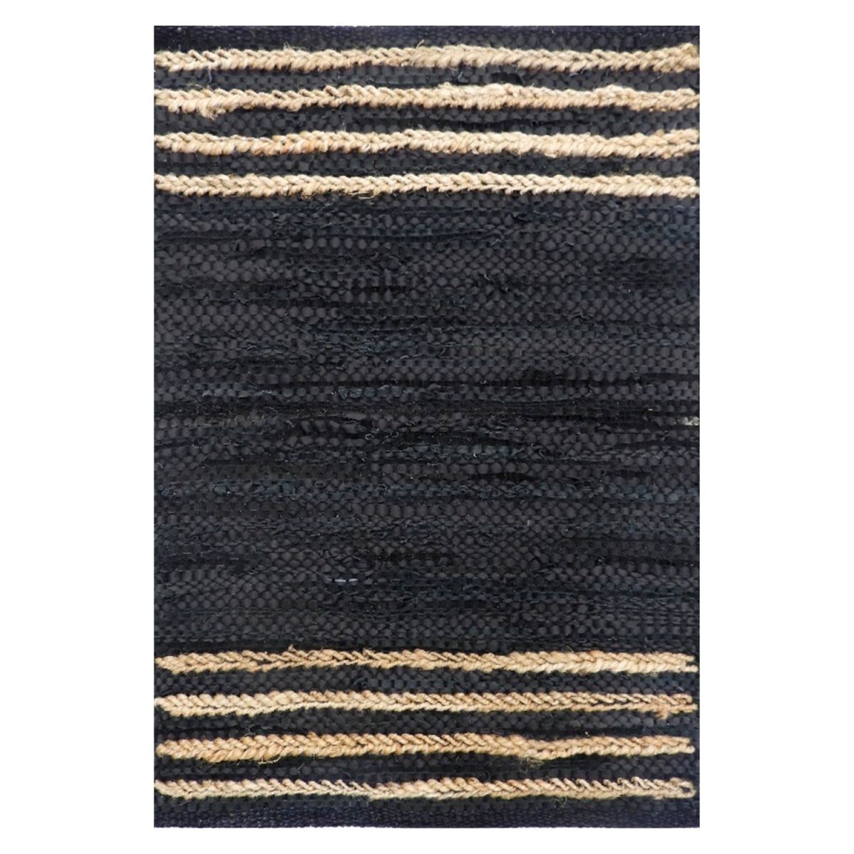 DIB - Bajada De Cama Lines Cuero 60X90 Cms Dib