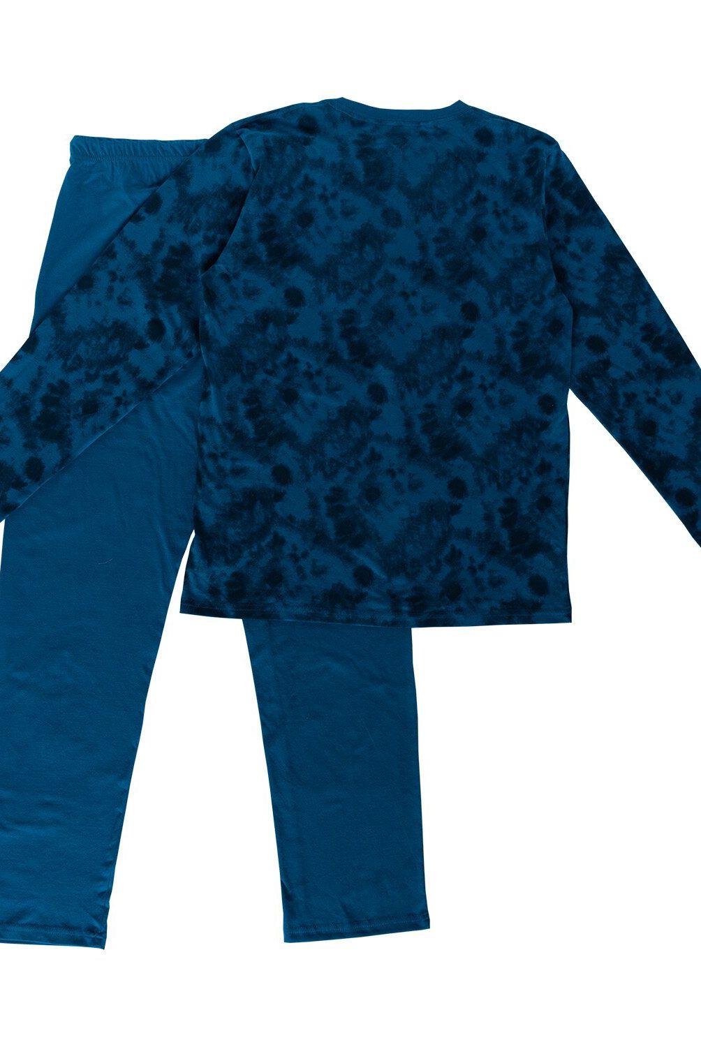 RICK_AND_MORTY - Pijama Largo Hombre Azul Rick And Morty