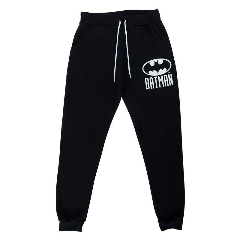 DC COMICS - Pantalon de Buzo Hombre Batman Night Gris Dc Comic