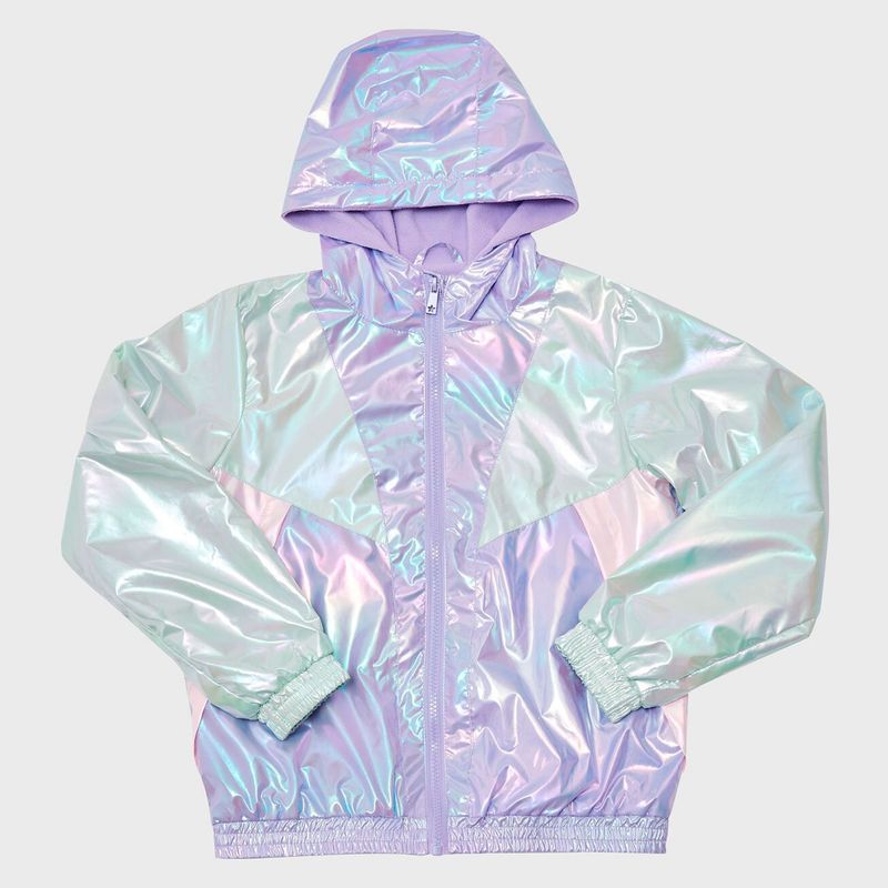 FASHION'S PARK - Chaqueta  Tornasol Infantil  Lila Claro.