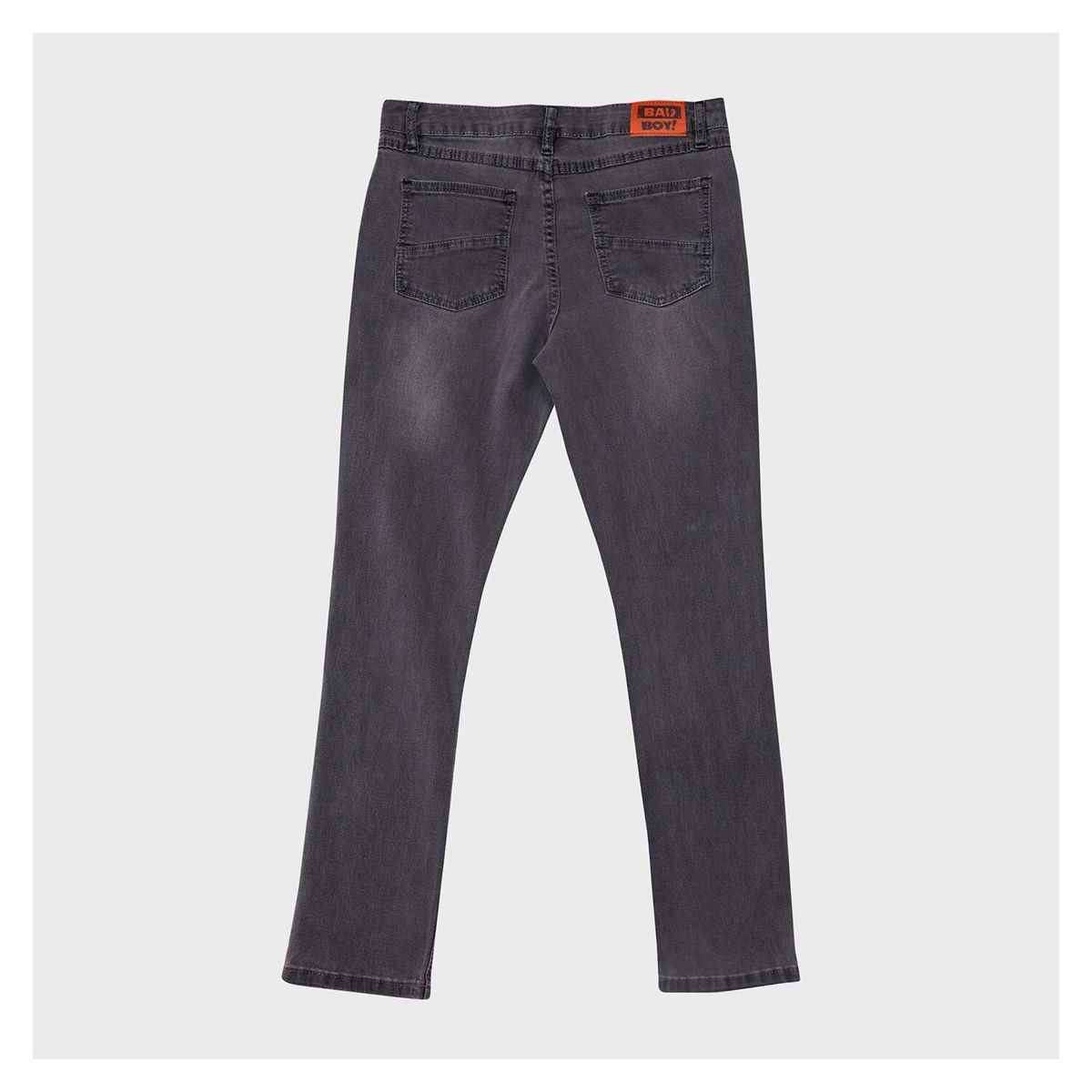 FASHION'S PARK - Jeans Básico Clásico  Infantil Gris.