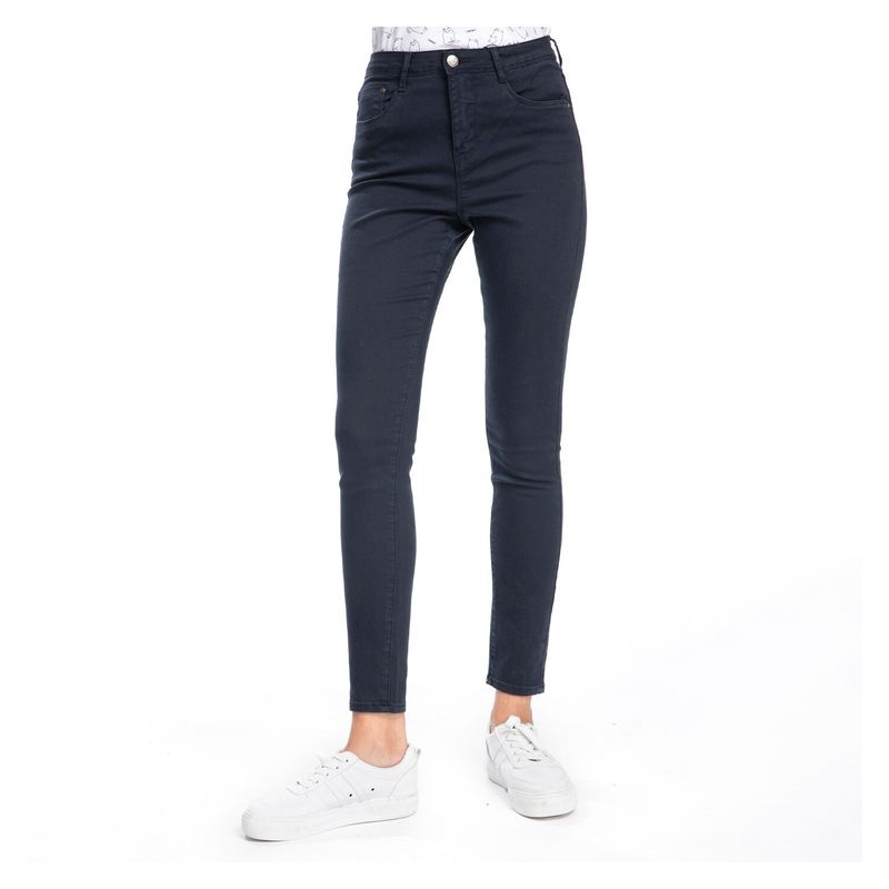 FASHION'S PARK - Jeans Mujer Emilia Skinny Tiro Alto