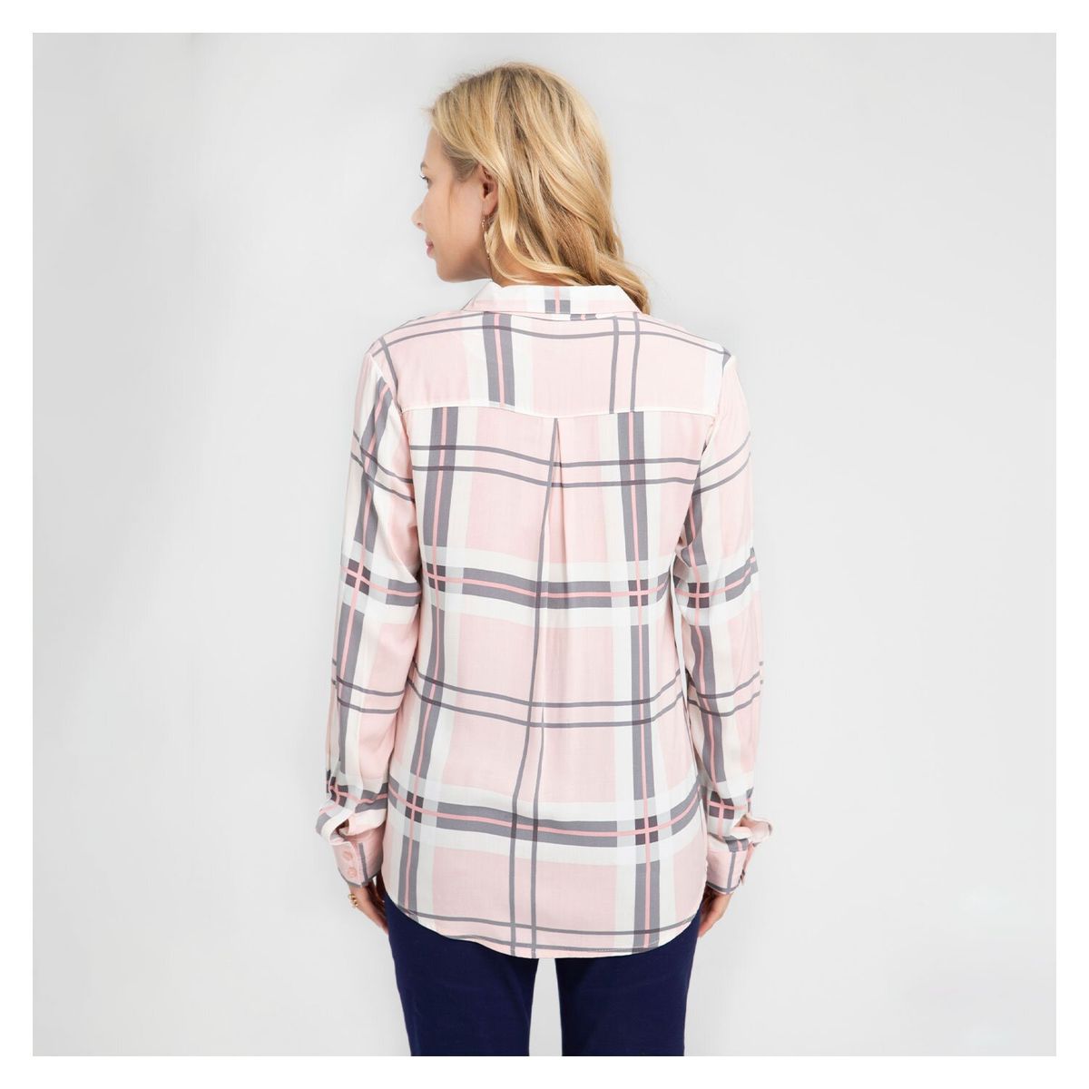 FASHION'S PARK - Blusa mujer escocés