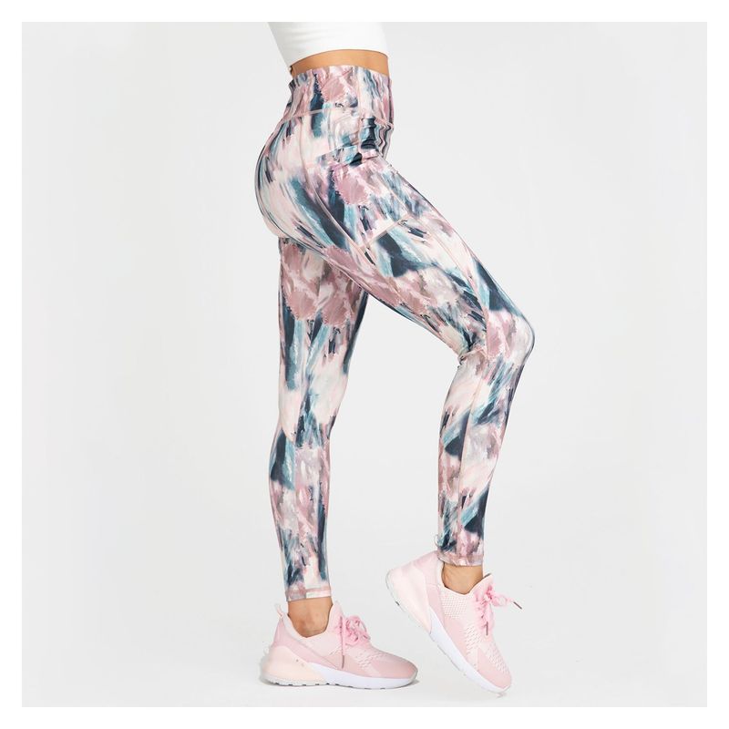FASHION'S PARK - Calza Deportiva Mujer Bolsillo Full Print
