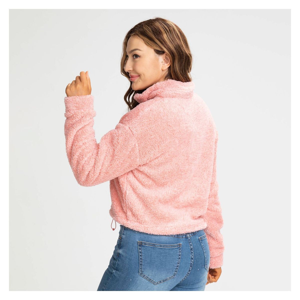 FASHION'S PARK - Polar Mujer Sherpa Espampado