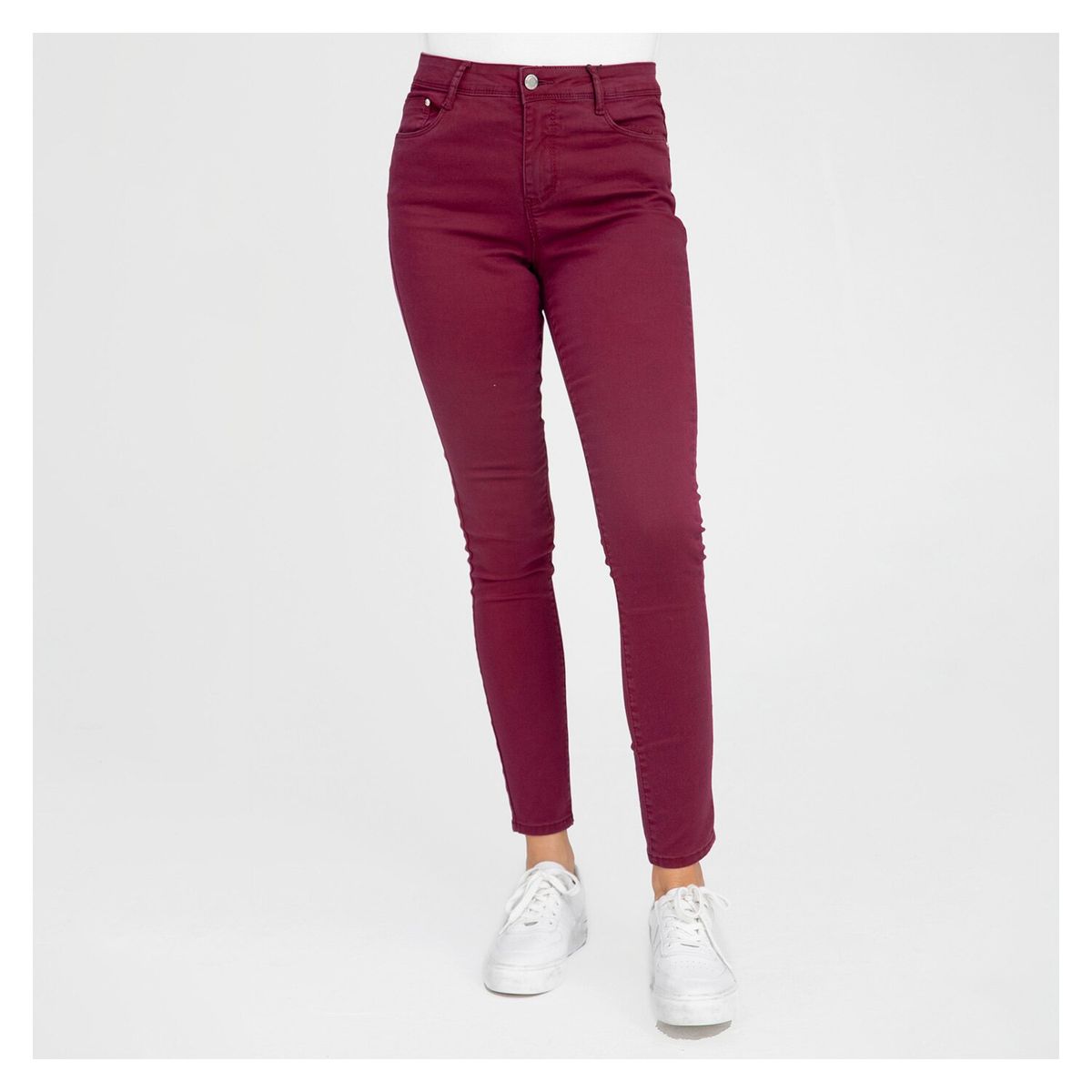 FASHION'S PARK - Jeans Mujer Emilia Skinny Tiro Alto Colores