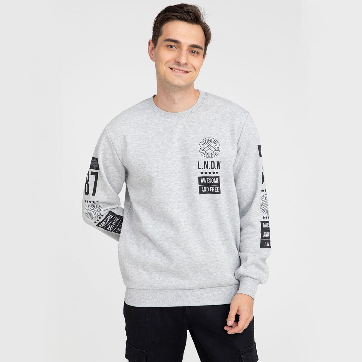 FASHION'S PARK - Poleron Hombre Print.