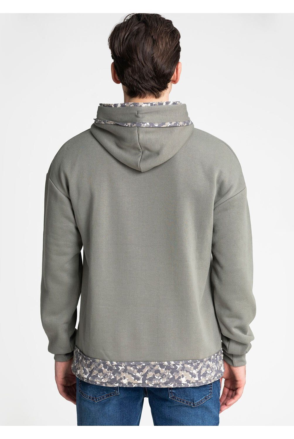 FASHION'S PARK - Poleron Hombre Print Militar.