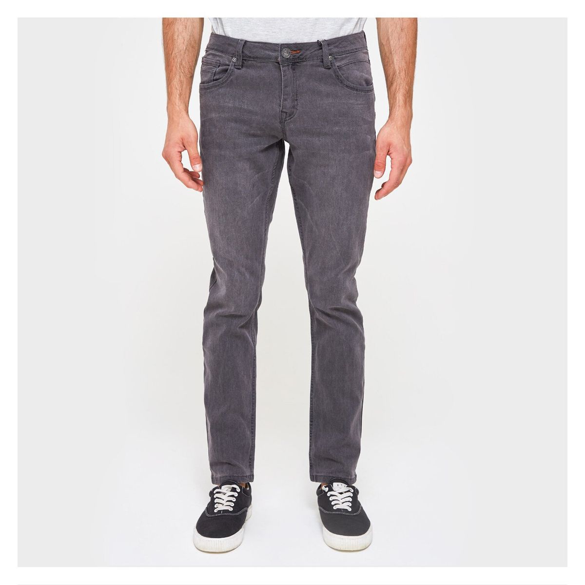 FASHION'S PARK - Jeans Slim 701 Hombre Gris.