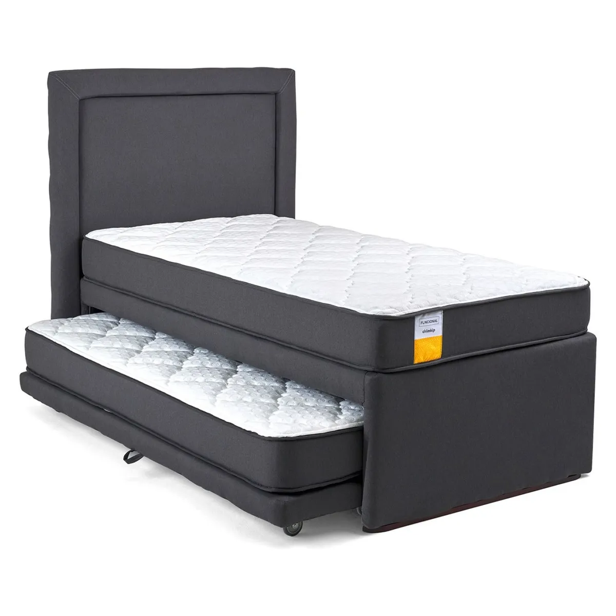 DRIMKIP - Cama Funcional 1 Plaza Cama Nido Drimkip 90 X 190 Cm + Respaldo