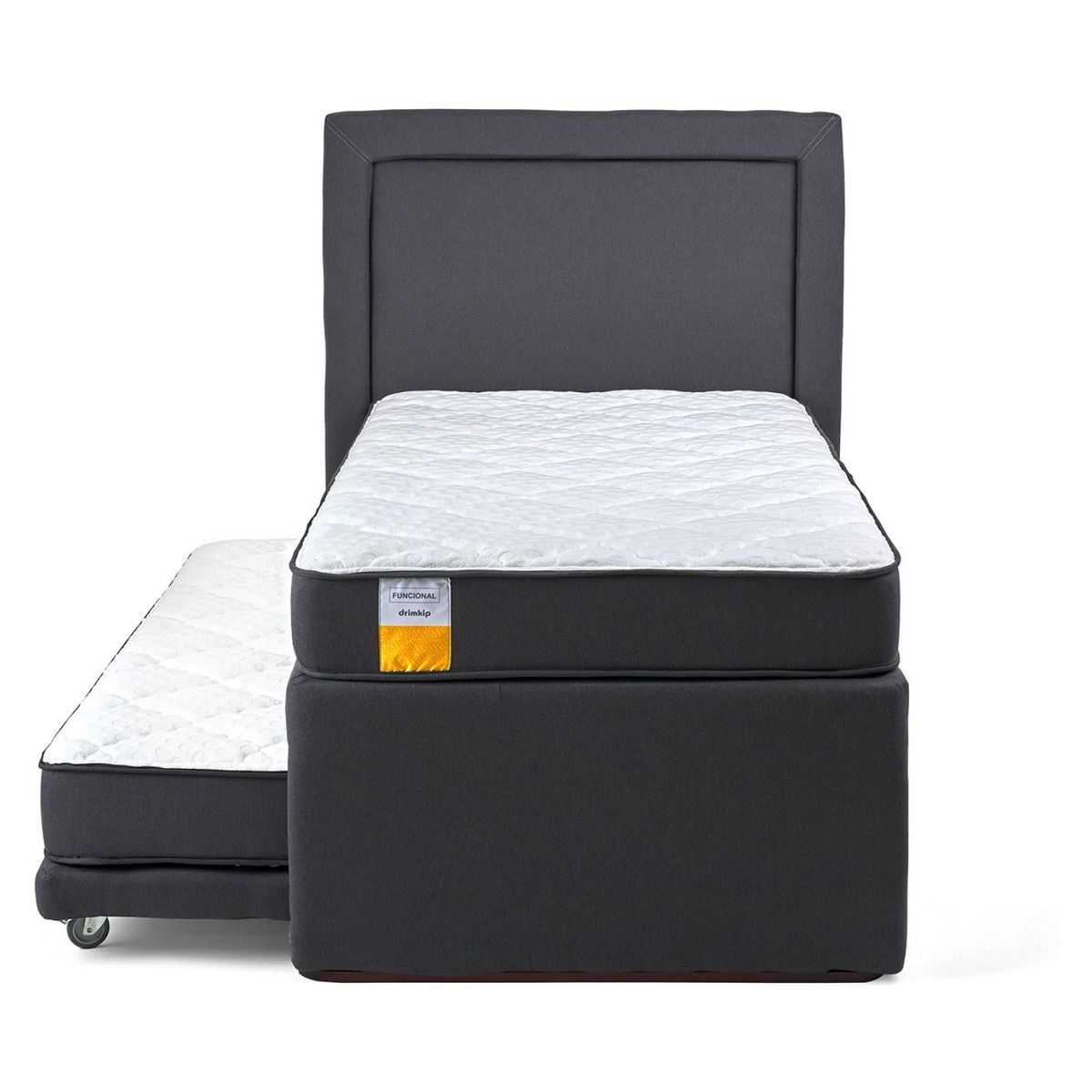 DRIMKIP - Cama Funcional 1 Plaza Cama Nido Drimkip 90 X 190 Cm + Respaldo