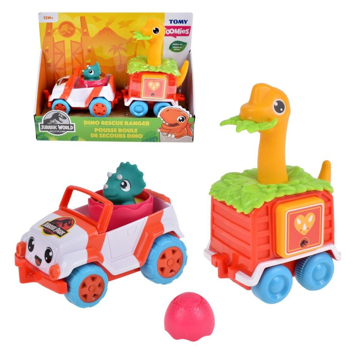 JURASSIC WORLD - Camioneta con Carro y Dinosaurios Jurassic World