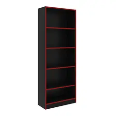 TECNOMOBILI - Estante Gamer Negro/Rojo