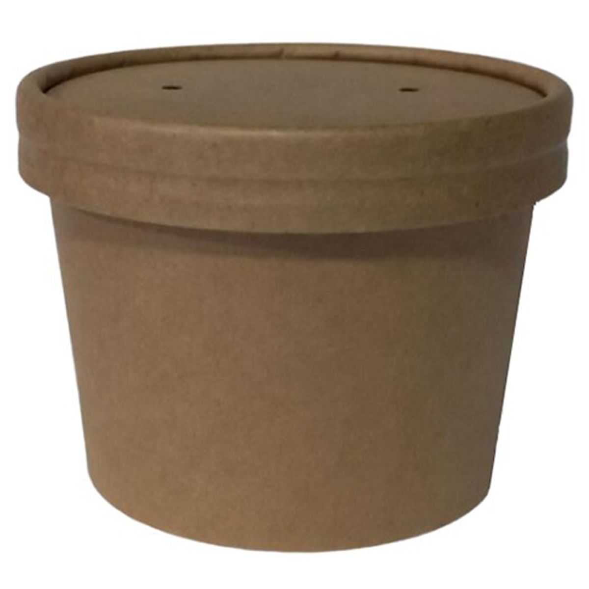 GENERICO - Pote Kraft con Tapa 8Oz (50 Unidades)