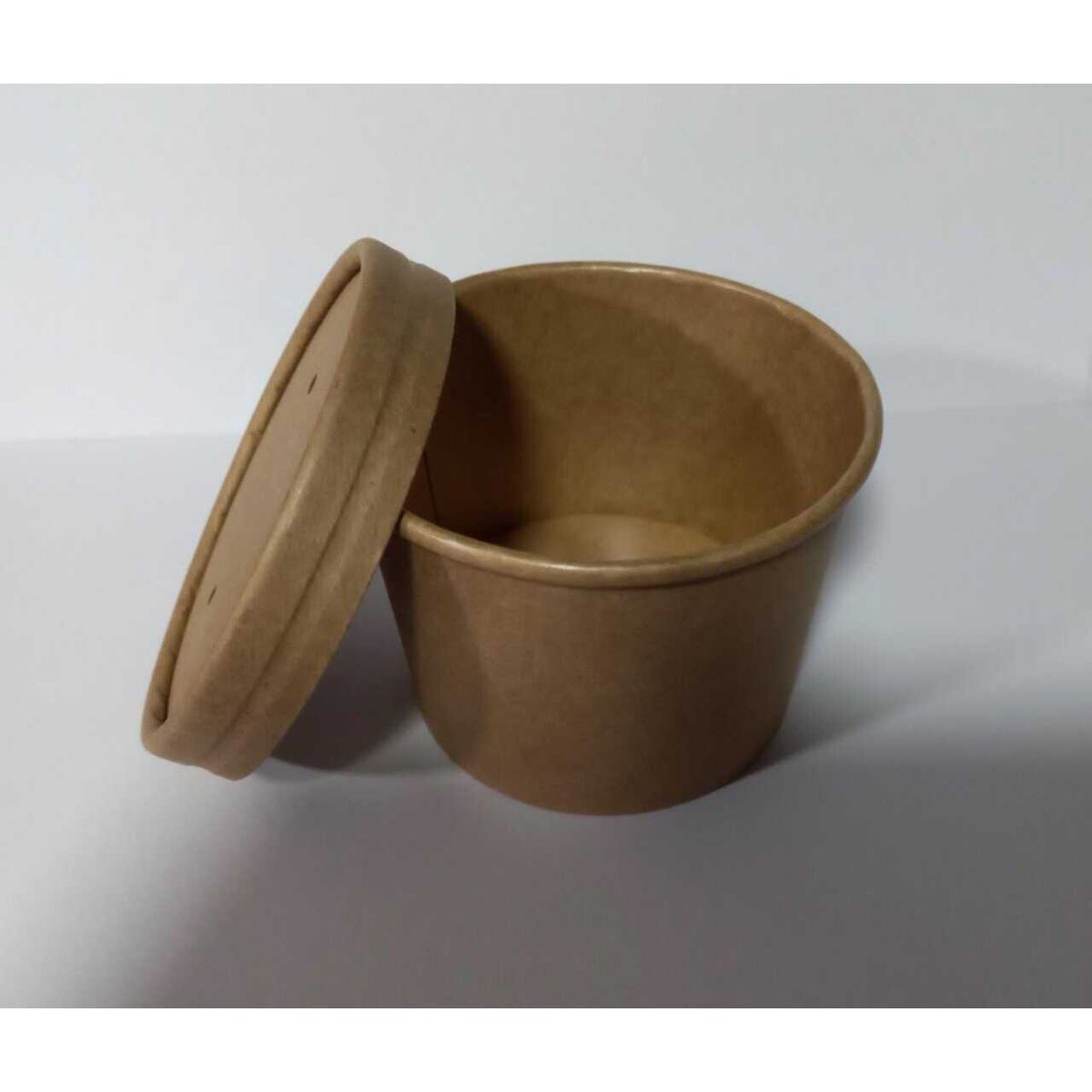 GENERICO - Pote Kraft con Tapa 8Oz (50 Unidades)