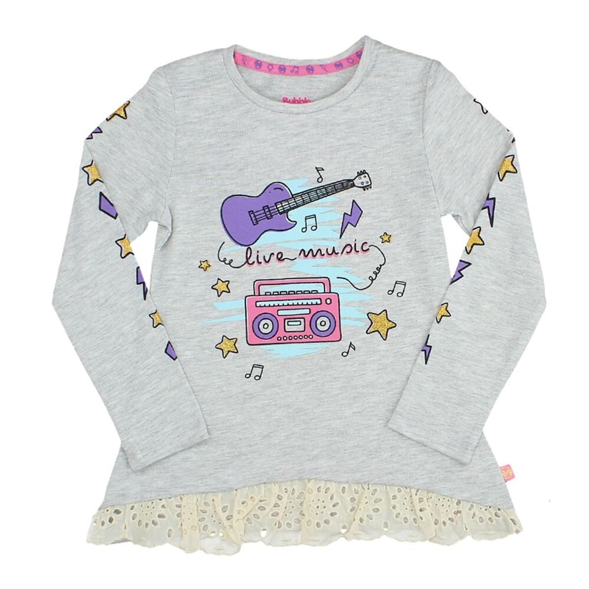 BUBBLE GUMMERS - Polera Manga Larga Niña Bubble Gummers Milan