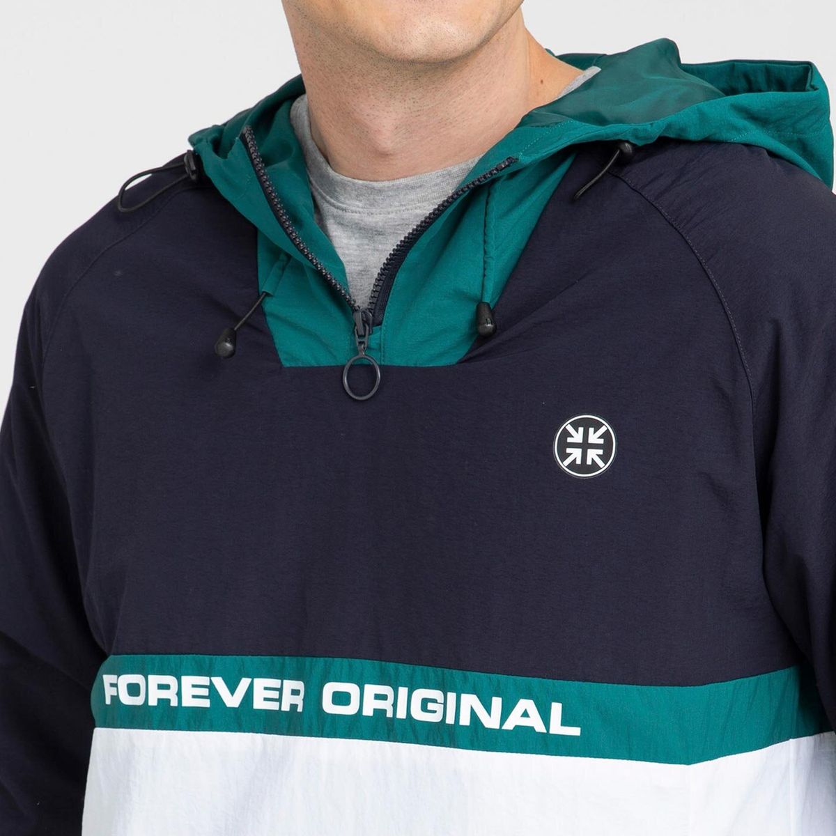 FASHION'S PARK - Chaqueta Hombre Con Gorro Print