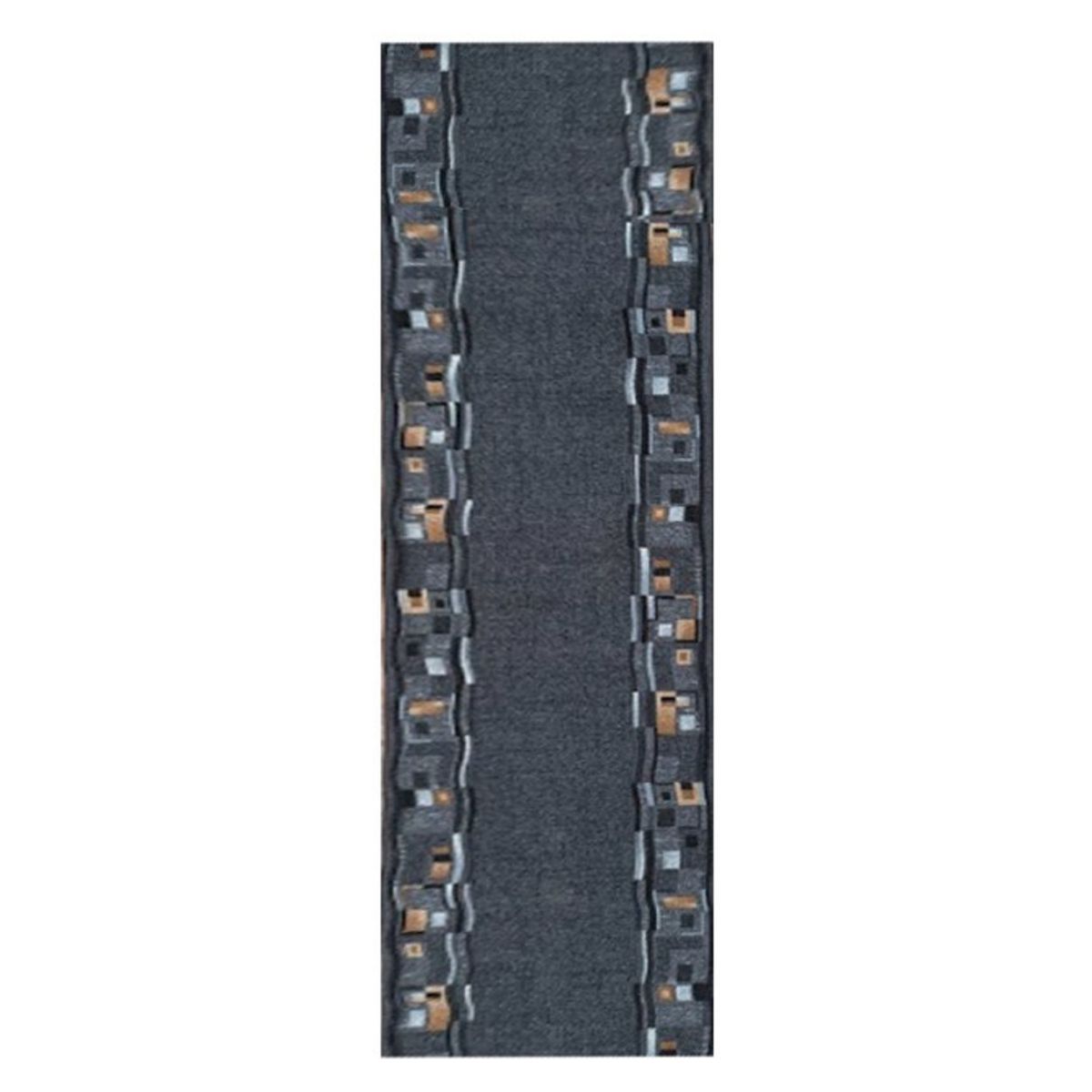 IDETEX - Alfombra Pasillo Bombay Azul 67X180 Cm Idetex