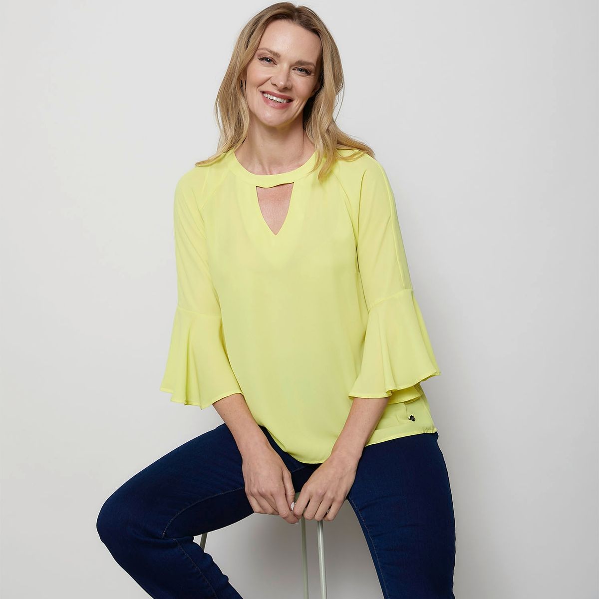 S COCCI - Stefano Cocci Blusa Manga 3/4 Mujer