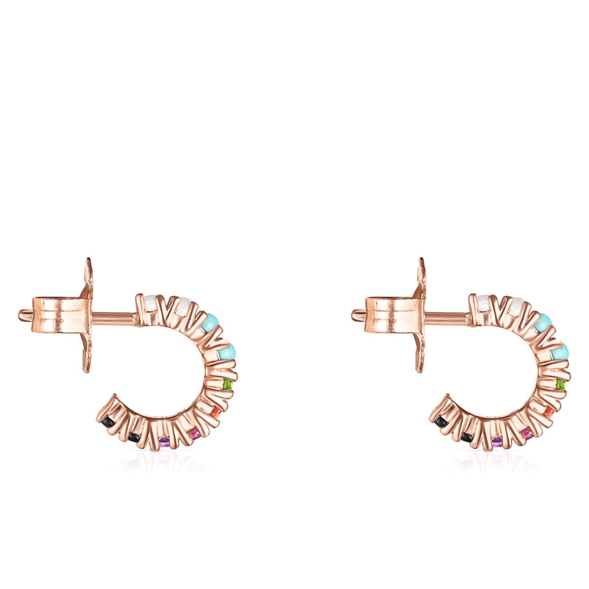 TOUS - Tous Aros Bañado en oro rosado Mujer