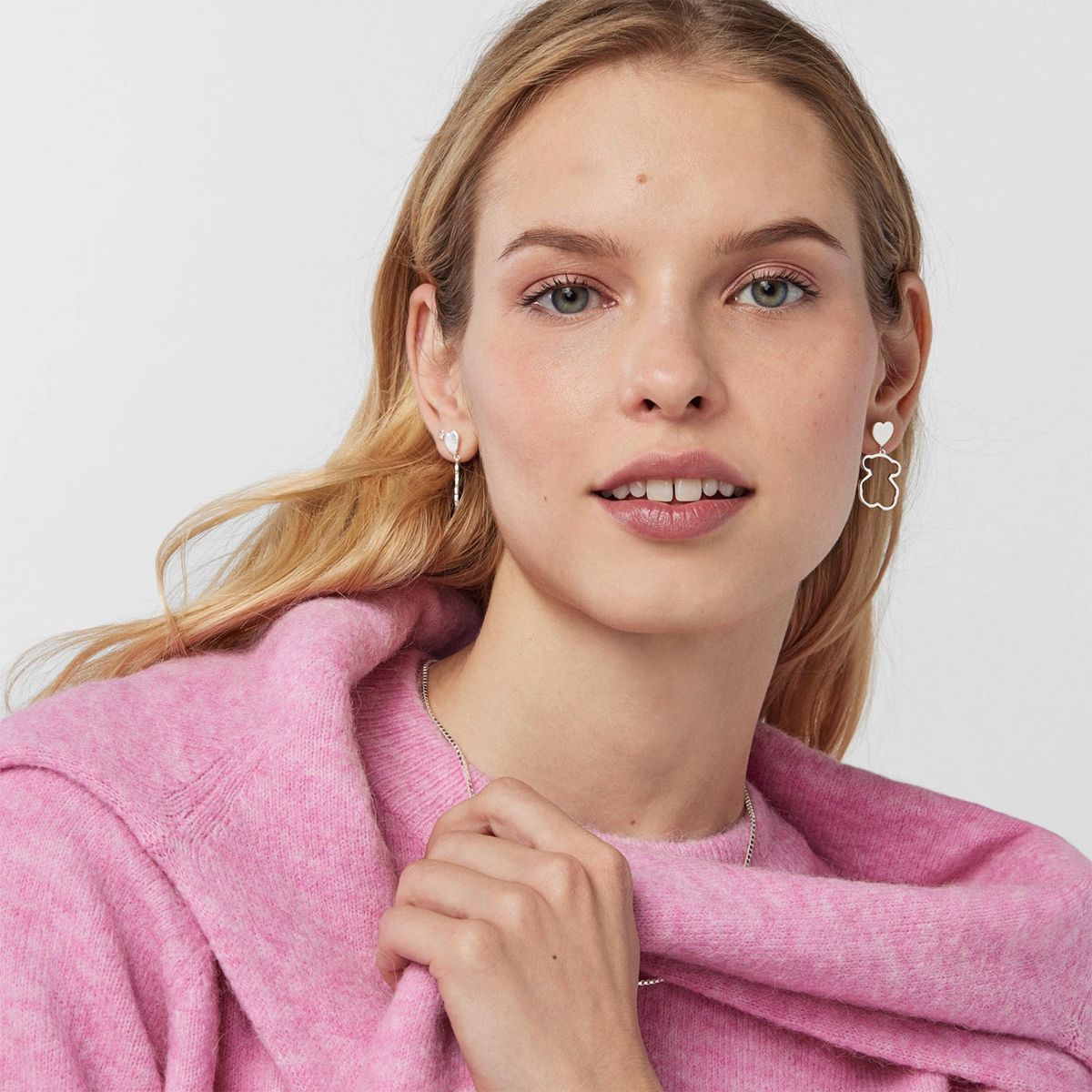 TOUS - Aros New Silueta de Plata Mujer Tous