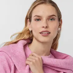 TOUS - Aros New Silueta de Plata Mujer