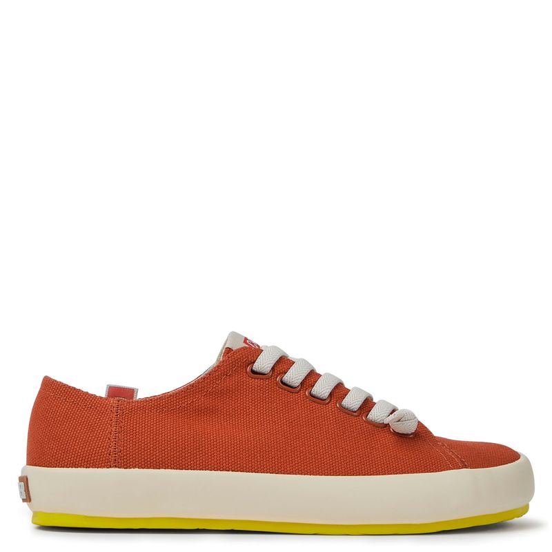CAMPER - Peu Rambla Vulcanizado Zapatilla Urbana Mujer Roja