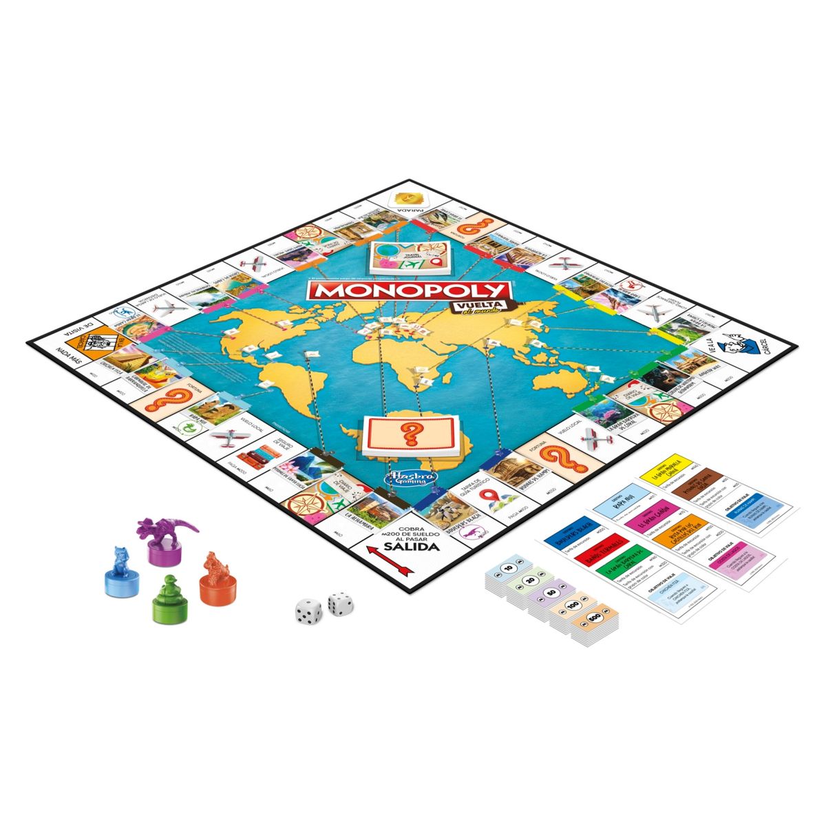 MONOPOLY - Juego de Mesa Monopoly Vuelta Al Mundo