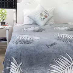 DORAL - Frazada Flannel Mali 15 Pl Gris