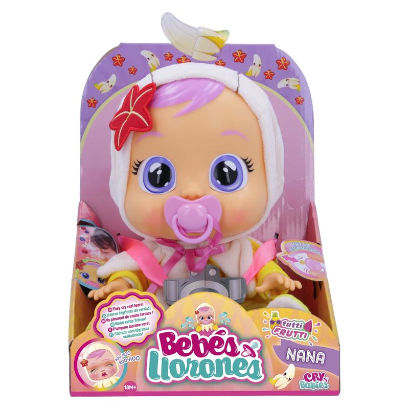 CRY BABIES - Cry Babies Bebes Llorones Muñeca Cry Babies Banana