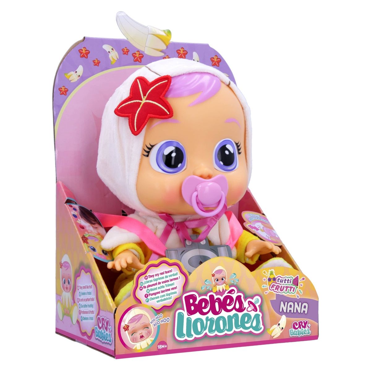 CRY BABIES - Cry Babies Bebes Llorones Muñeca Cry Babies Banana