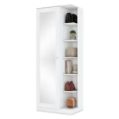 HOME MOBILI - Zapatera Mondari Blanco 1 Puertas 5 Epacios