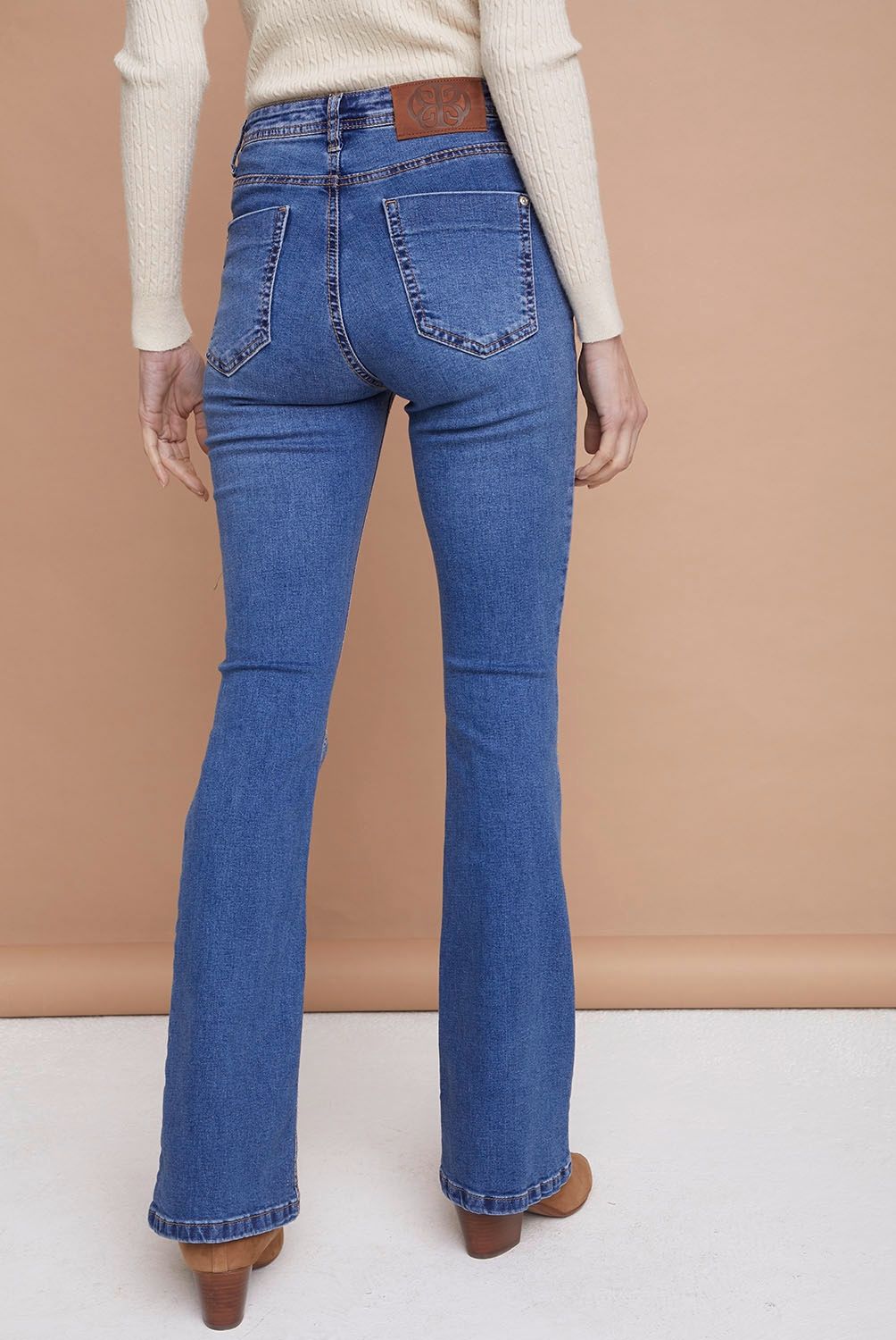BOLOCCO - Jeans Wide Leg Tiro Alto Mujer Cecilia Bolocco para Apology
