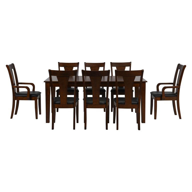 CIC Juego De Comedor Thomas 6 Sillas+2 Sitiales 180 Cm