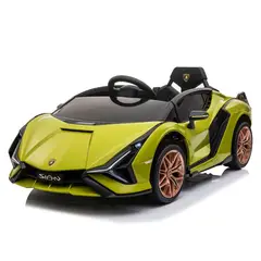 KIDSCOOL - Auto De Juguete Lamborghini Sian Bateria Verde Radiocontrolado