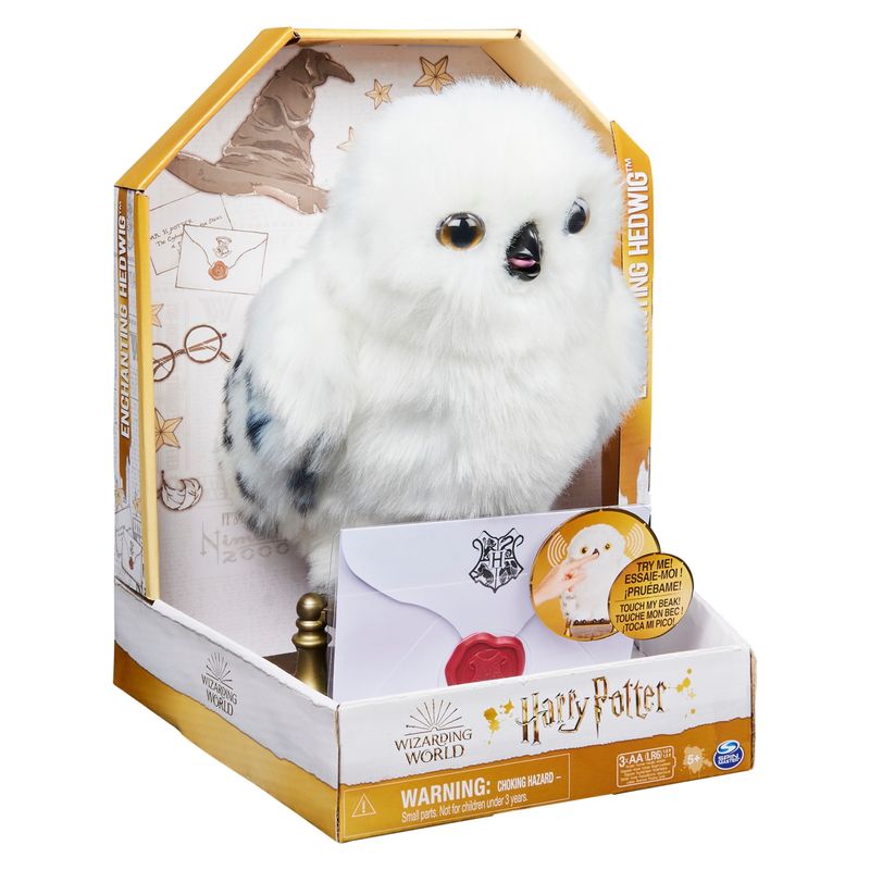 WARNER BROS - Muñeco Harry Potter Buho Hedwig Harrypoter
