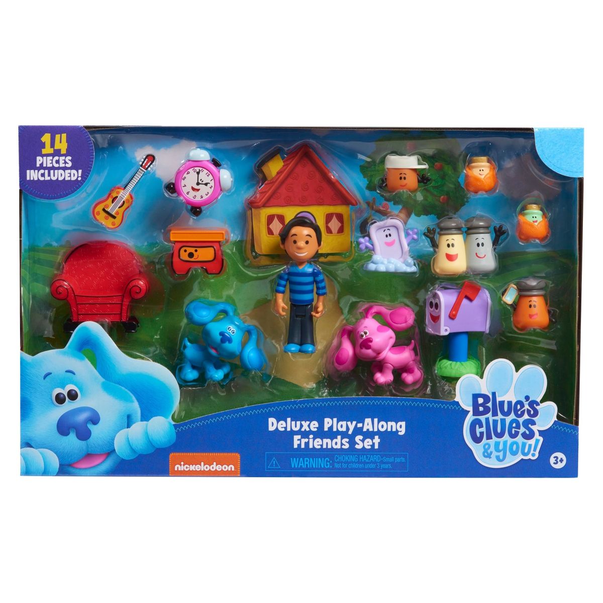 NICKELODEON - Pistasdebl Pistas De Blue Juguete Para Niños Y Tu Set 14 Figuras Nickelodeon