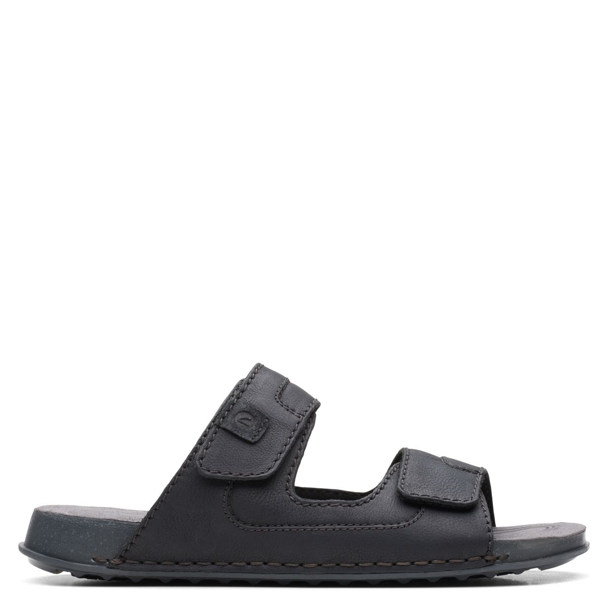 CLARKS - Sandalia Hombre Cuero Negro Clarks