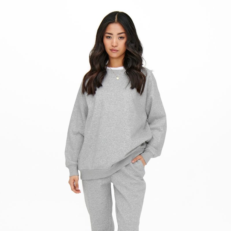 ONLY - Only Polerón Oversize Algodón Mujer