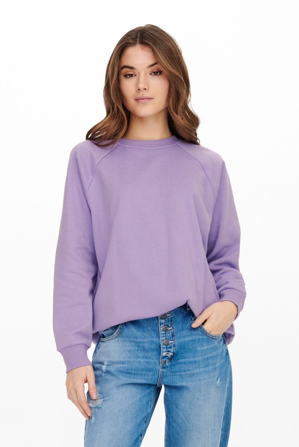 ONLY - Only Polerón Oversize Algodón Mujer
