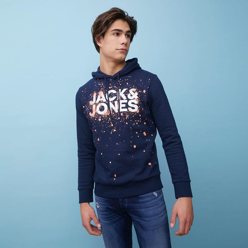 JACK&JONES - Polerón Con Capucha Estampado Hombre Jack&Jones