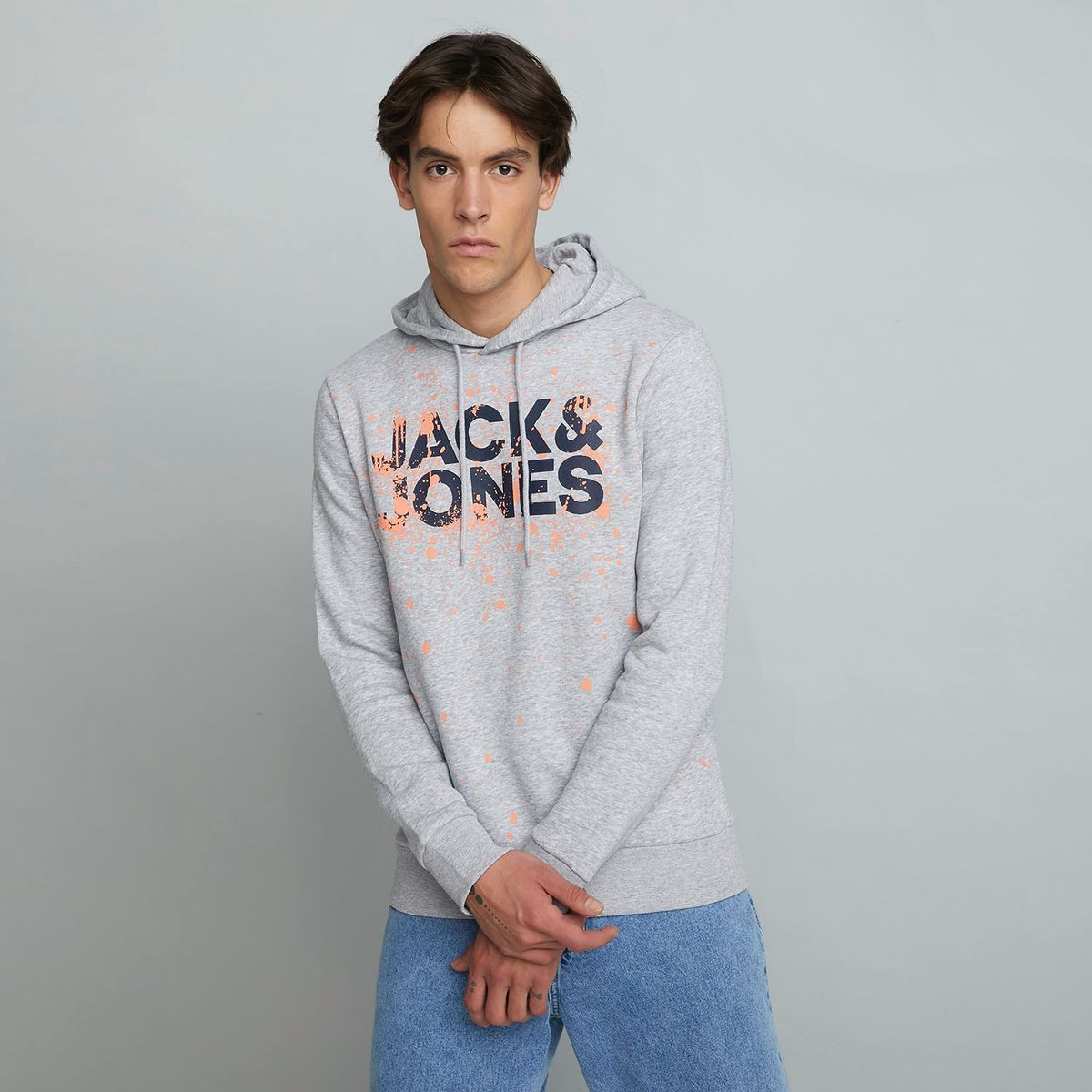 JACK&JONES - Polerón Con Capucha Estampado Hombre Jack&Jones