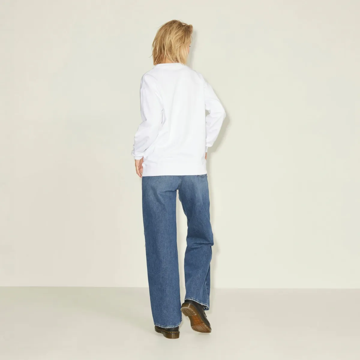 JJXX - Jeans Wide Leg Tiro Medio Mujer Jjxx