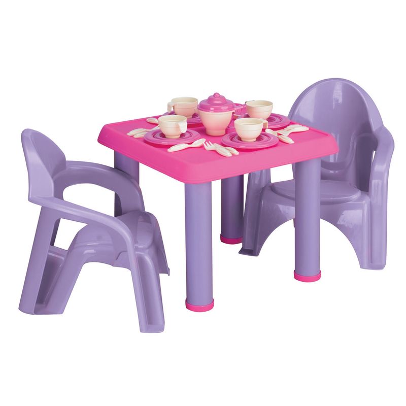AMERICAN PLASTIC TOYS INC - American Juego de Mesa Y Sillas con Accesori