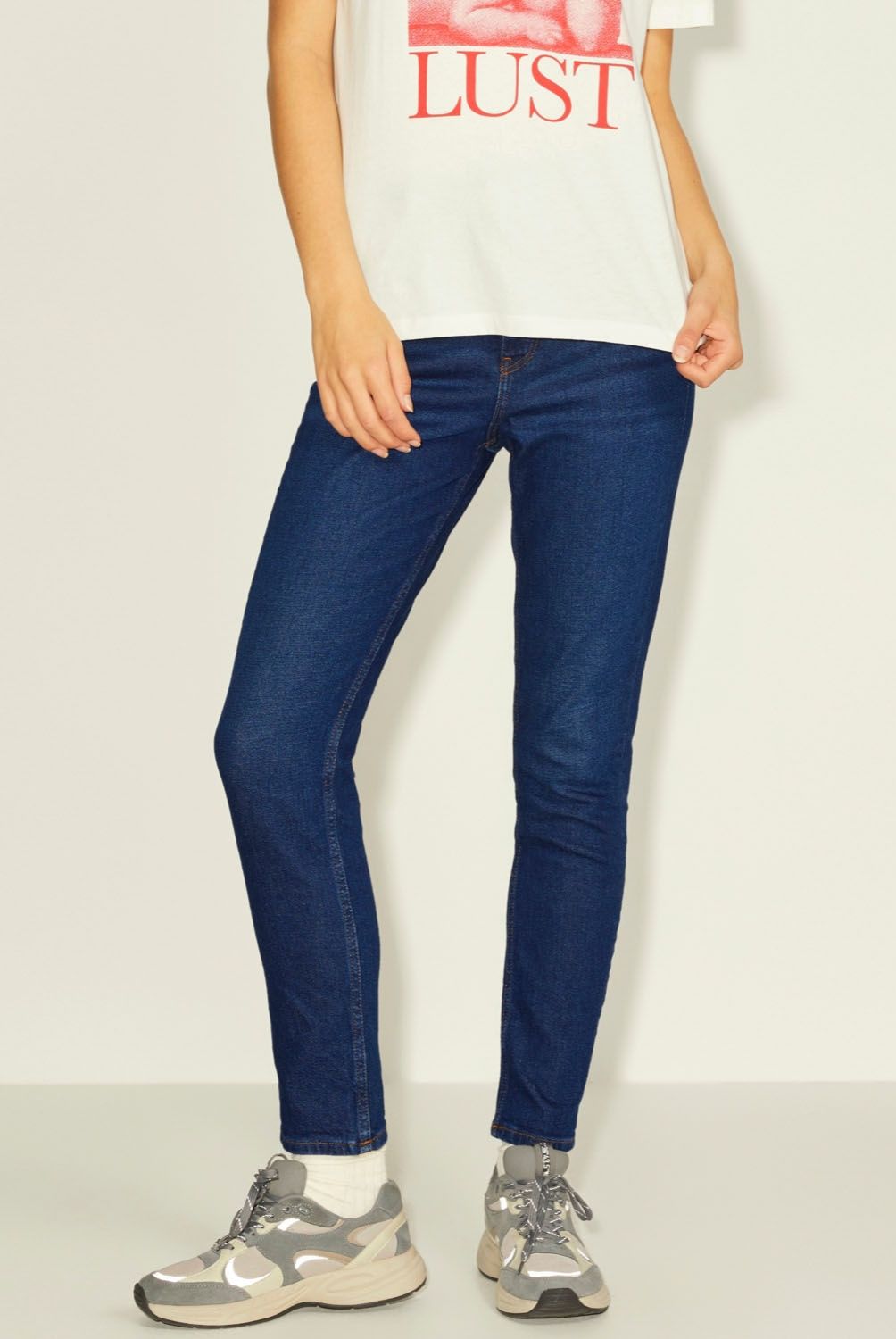 JJXX - Jeans Slim Tiro Alto Algodón Mujer JJXX