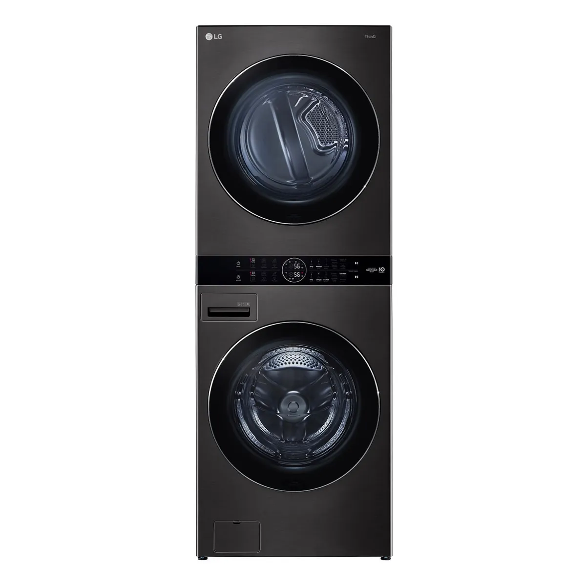 LG - Lavadora Secadora Doble Carga 22 Kg/16 Kg Torre De Lavado Inverter Wk22Bs6 Lg