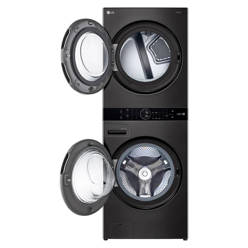LG WK22BS6 WashTower 22/16 kg Negro, foto 3