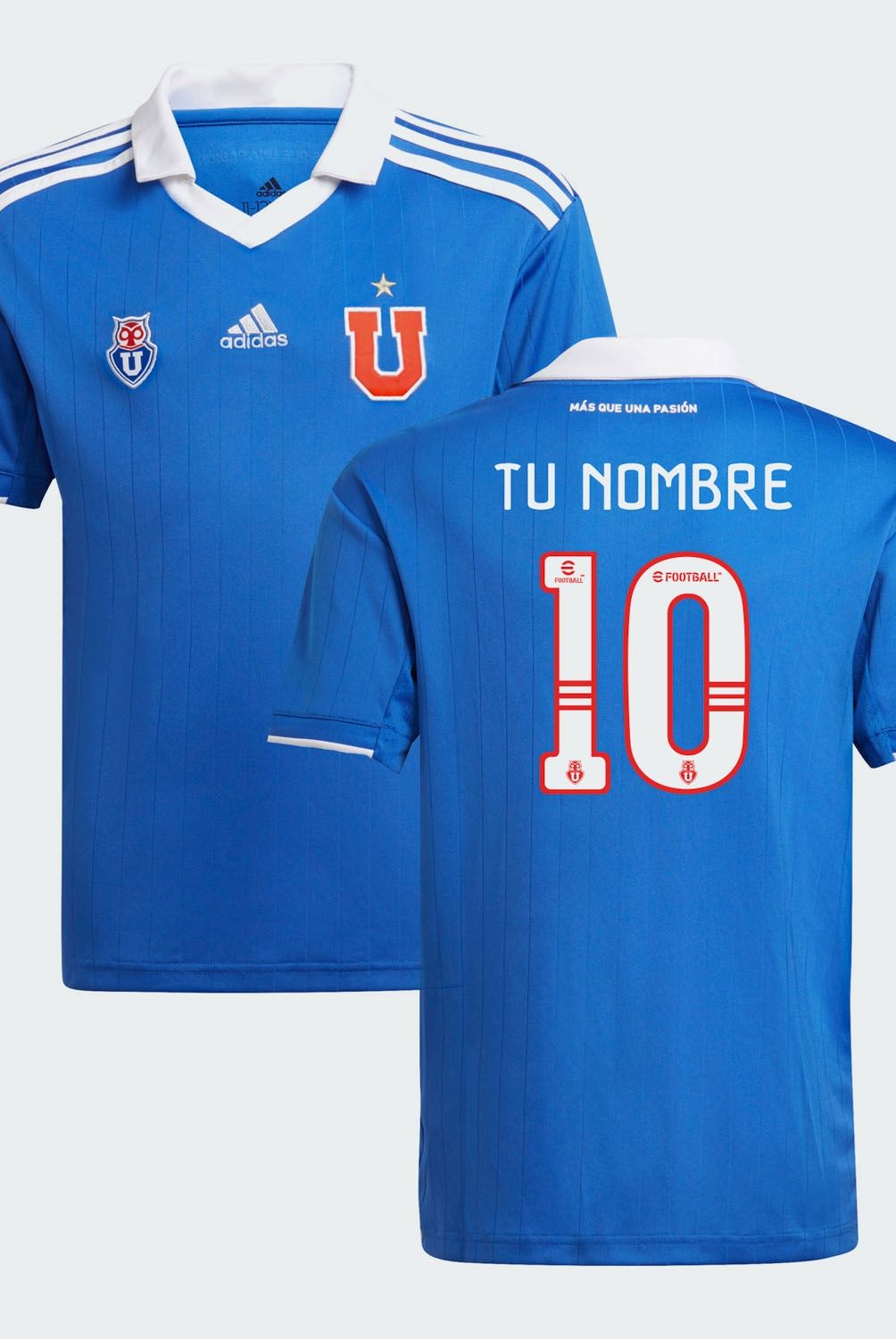 ADIDAS - Adidas Camiseta de Fútbol Niño Personificable Universidad de Chile Local