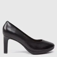 CLARKS - Zapato Formal Mujer Cuero Negro