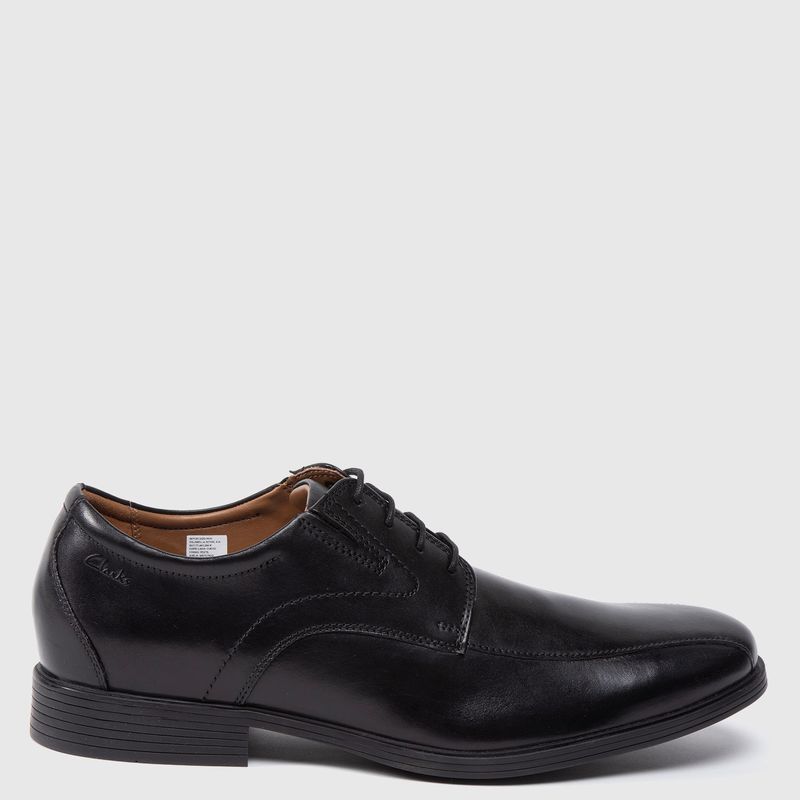 CLARKS - Zapato Formal Hombre Cuero Negro Clarks